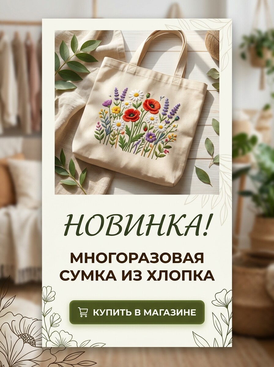 Эко-сумка: Визуал, который замечают